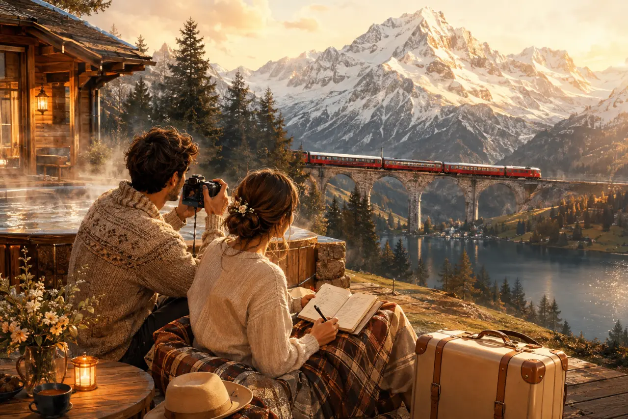Voyage de noce en Suisse : Alpes, spa et trains panoramiques pour une lune de miel simple à organiser