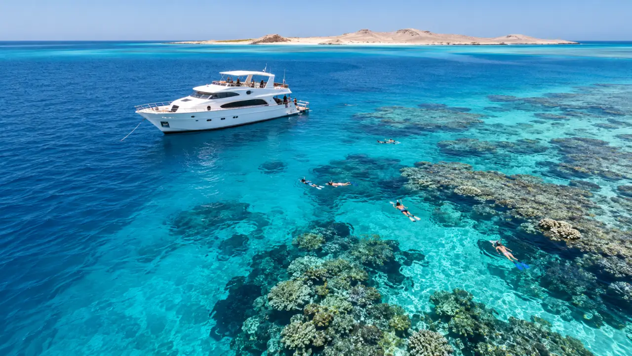 Excursions Hurghada vers les îles Giftun pour le snorkeling en mer Rouge