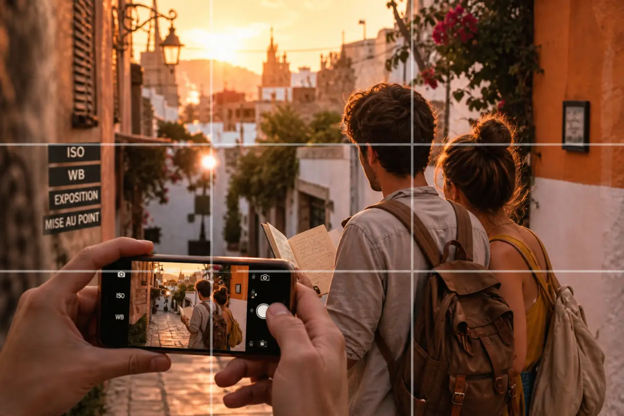 Grille 3x3, ISO et balance des blancs : les réglages photo du smartphone à maîtriser