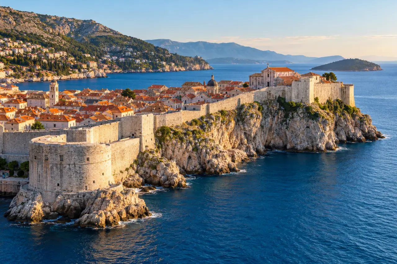 Meilleur endroit vacances Croatie : Dubrovnik et ses remparts au bord de l’Adriatique