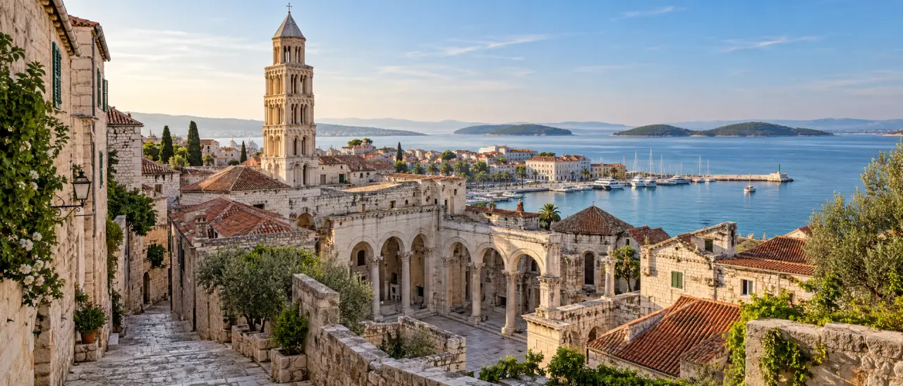 Meilleur endroit vacances Croatie : Split entre patrimoine, baignade et départs vers les îles