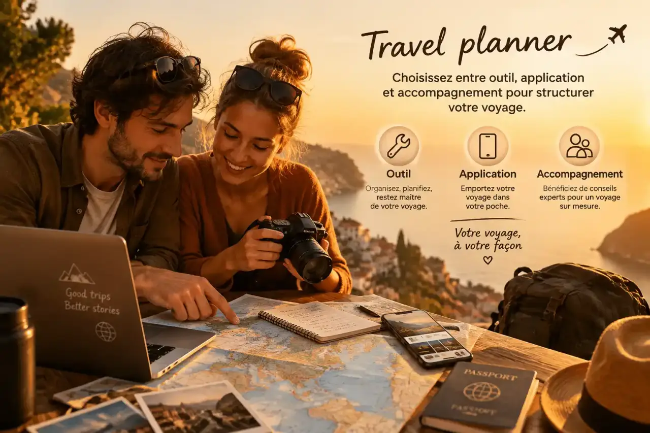 Travel planner : choisissez entre outil, application et accompagnement pour structurer votre voyage