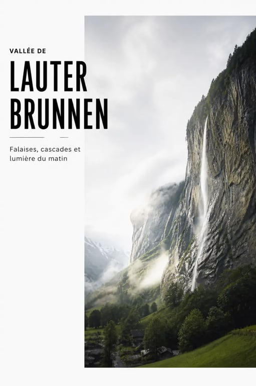 Blog voyage suisse : vallée de Lauterbrunnen et ses cascades